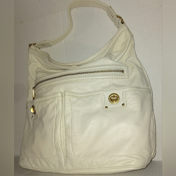 L@@K! MARC JACOBS Large Genuine Leather Totally Turnlock Farida Hobo $575msrp - Picture 14 of 16